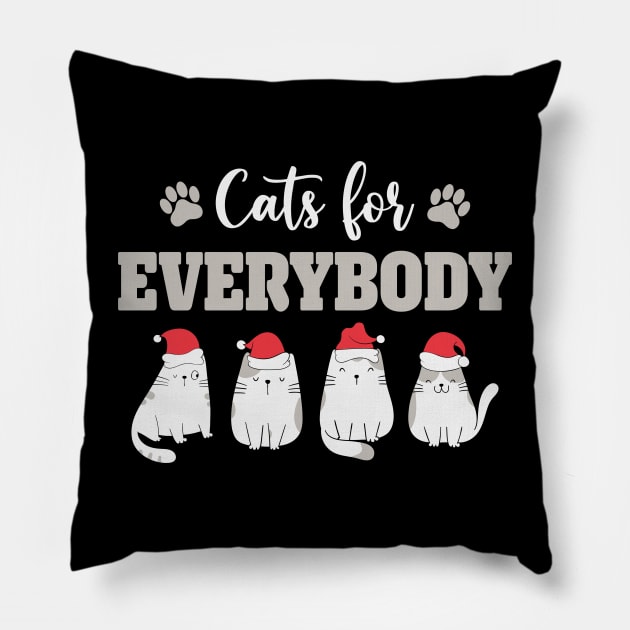 Cats for everybody Pillow by BadDesignCo