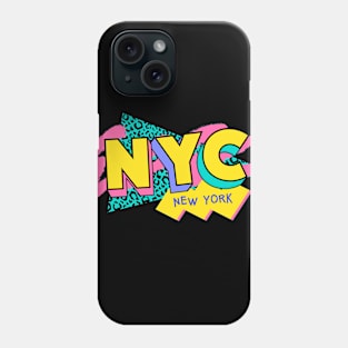 New York City Retro 90s Logo Phone Case