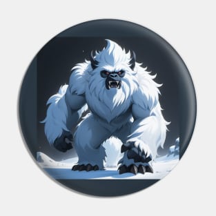 Angry yeti Pin