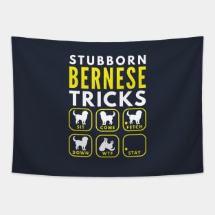 Stubborn Bernese Tricks - Dog Training Tapestry