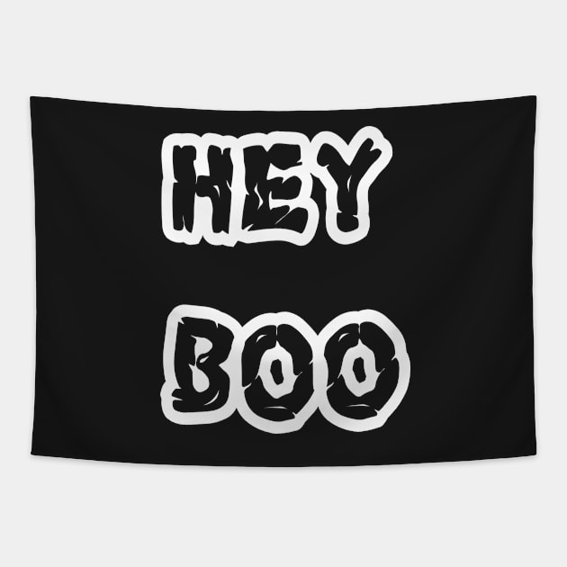 Hey Boo, Hey Pumpkin, Funny Halloween, Halloween Party Tapestry by Islanr