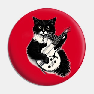 Cat stev The guitarist Pin