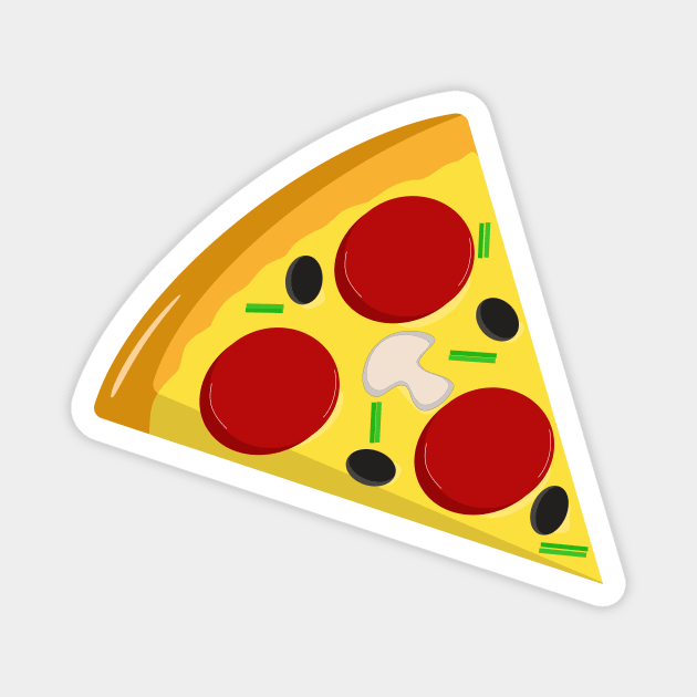 PIZZA slice Magnet by TanyaHoma