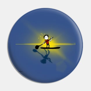 Paddle surf Pin