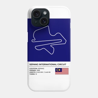 Sepang International Circuit [info] Phone Case