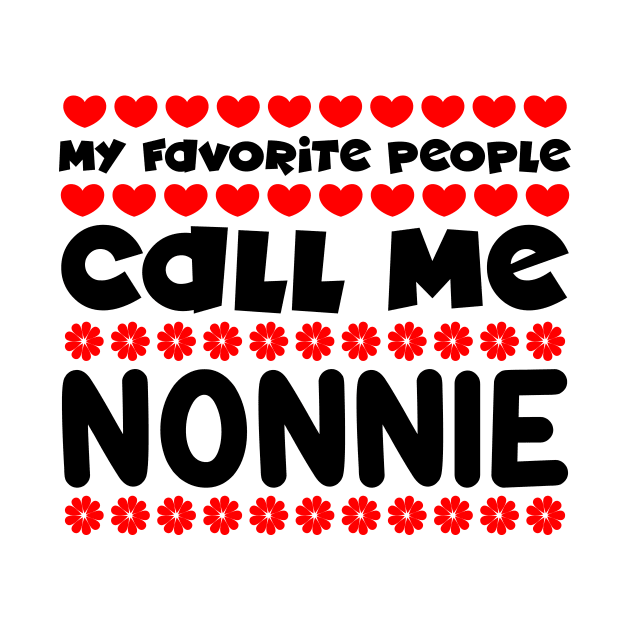 My favorite people call me nonnie by colorsplash