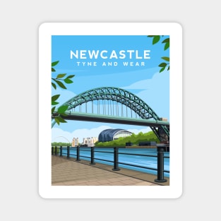 Newcastle Tyne Bridge, Tyne and Wear in England Magnet