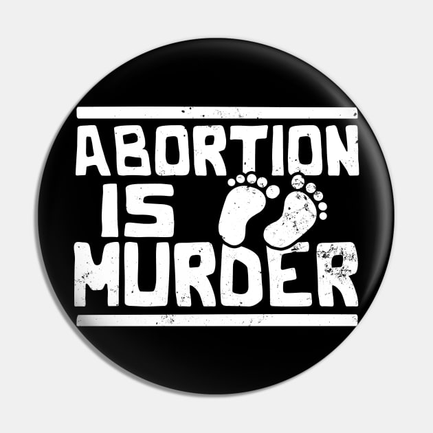 Abortion Shirt | Is Murder Gift Pin by Gawkclothing