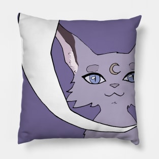 The Moon from Astro Não Mia Web Comic Pillow