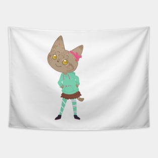 Candy cat Tapestry