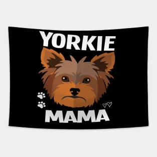 Yorkie Mama: Yorkshire terrier Dog gift Tapestry