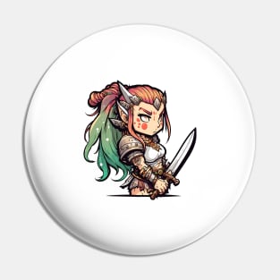 a dnd female elf barbarian Pin