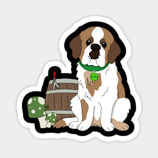 Lucky, The St. Bernard Magnet