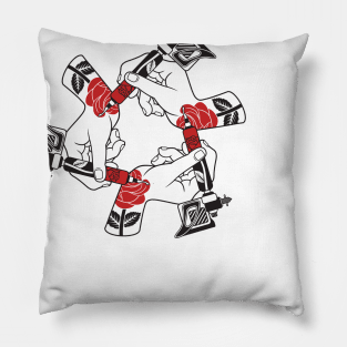 Hand Tattoo Pillow