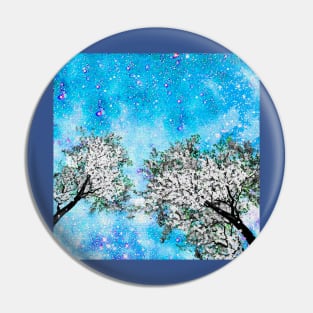 GALAXY TREES SPARKLE SPARKLE Pin