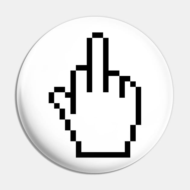 Middle Finger Cursor Pin by Ven0mBlast