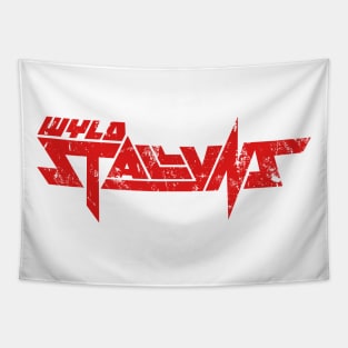 Wyld Stallyns logo Heavy Metal (distressed) Tapestry