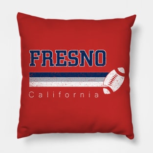 Fresno Vintage Football Retro California At Sunday Gameday Pillow