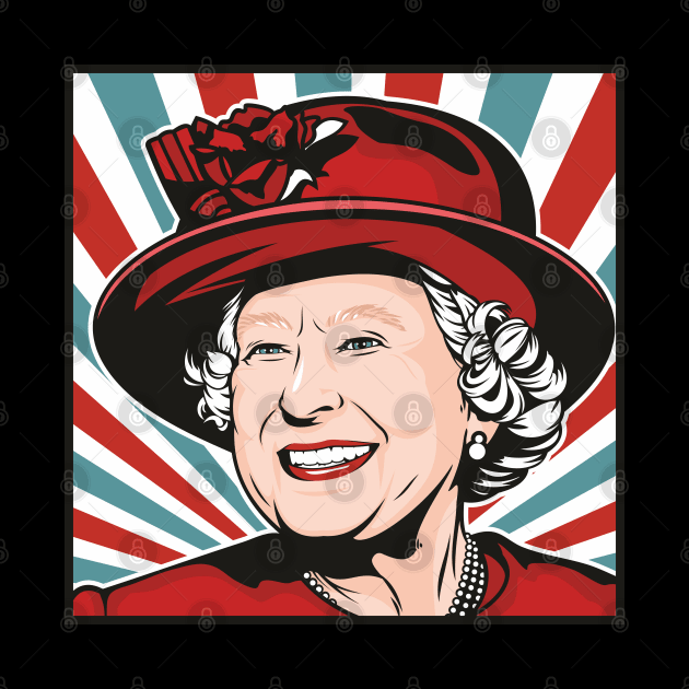 HRH Queen Elizabeth II by Jamie Lee Art