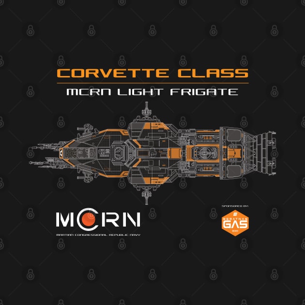 Corvette Class Light Frigate by d4n13ldesigns