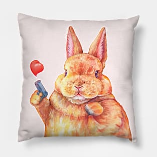 Valentine's Bunny Pillow