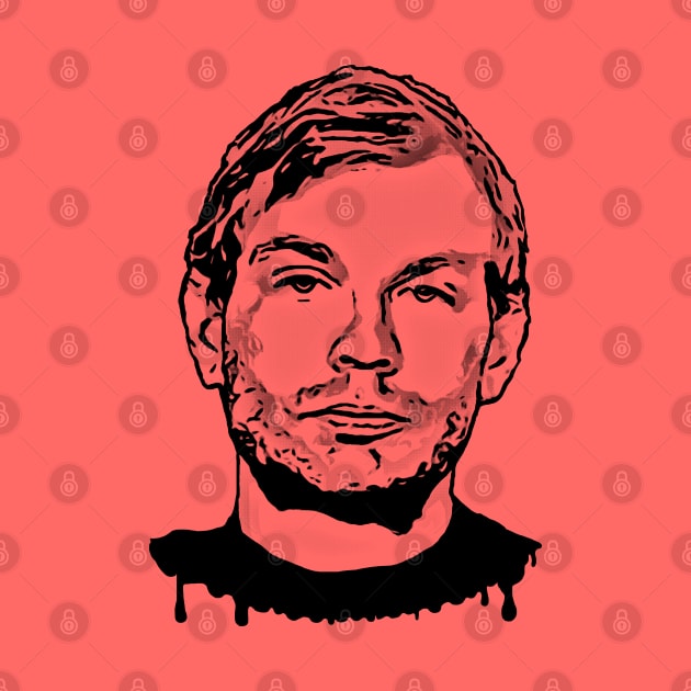 Jeffrey Dahmer Fan Art Design by DankFutura