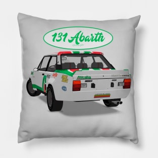 Fiat 131 Abarth Alitalia Back Pillow