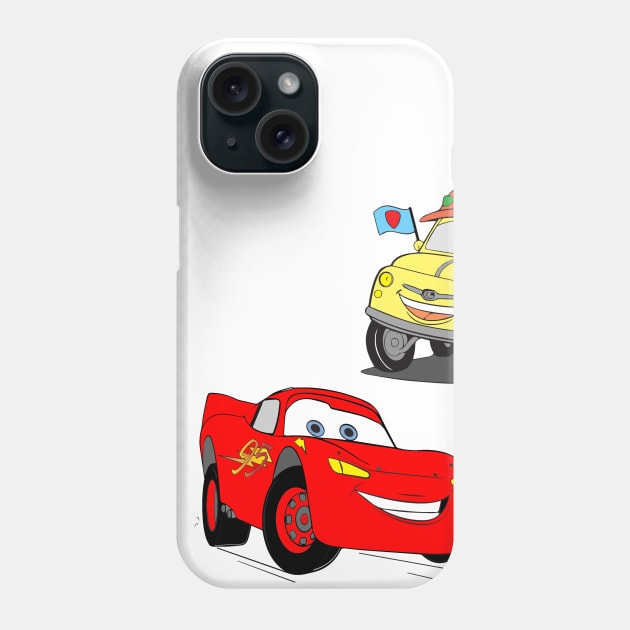 McQueen,Mater and Luigi Phone Case by GerganaR