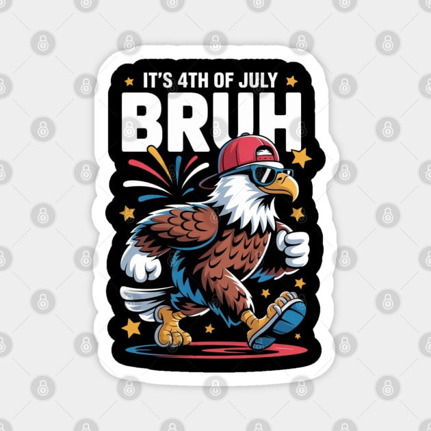 july-4th Magnet by Creatifly Graphic Tees