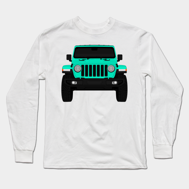 WRANGLER TURQUOISE - Jeep Wrangler - Long Sleeve T-Shirt | TeePublic WRANGLER TURQUOISE - Jeep Wrangler - Long Sleeve T-Shirt | TeePublic