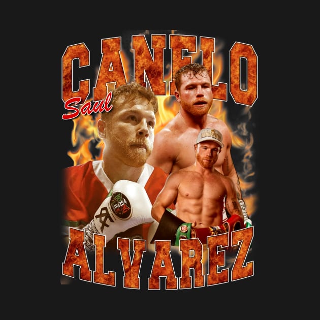 VINTAGE RETRO CANELO ALVAREZ 90S BOOTLEG by Archer Expressionism Style