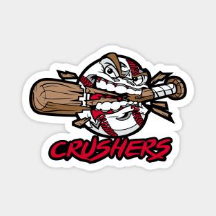 Crushers Baseball Logo Magnet
