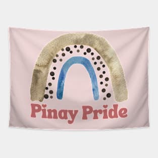 Pinay Filipina Pride Cute Rainbow Tapestry