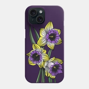 Enby Daffodils Phone Case