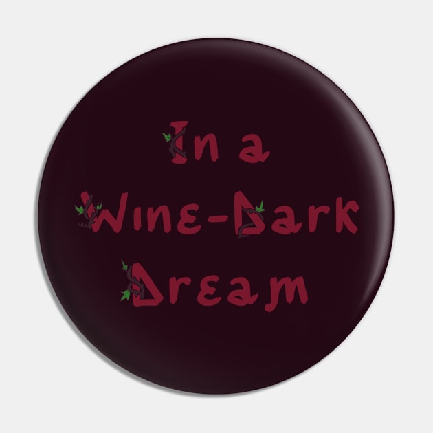 In a Wine-Dark Dream Flat Title Logo Comic Greek Mythology Pin by Tati Seol