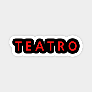 Teatro Simple Modern Design Magnet