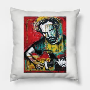 Jj cale//pop art design for fans Pillow