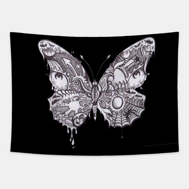 BlackGrey stone temple pilots Tapestry by AuliaOlivia