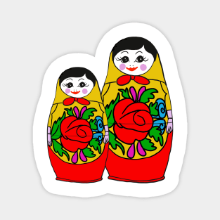 Russian Dolls Magnet