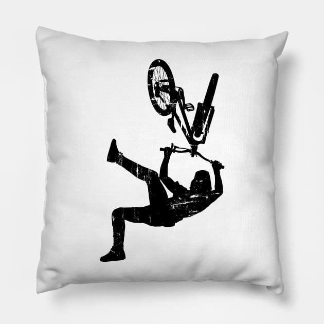 Bicycle Man Pillow by Tamie