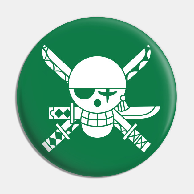 One Piece Zoro Jolly Roger Enamel Pin