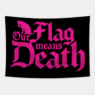 Our Flag Means Death Cat Logo Tapestry