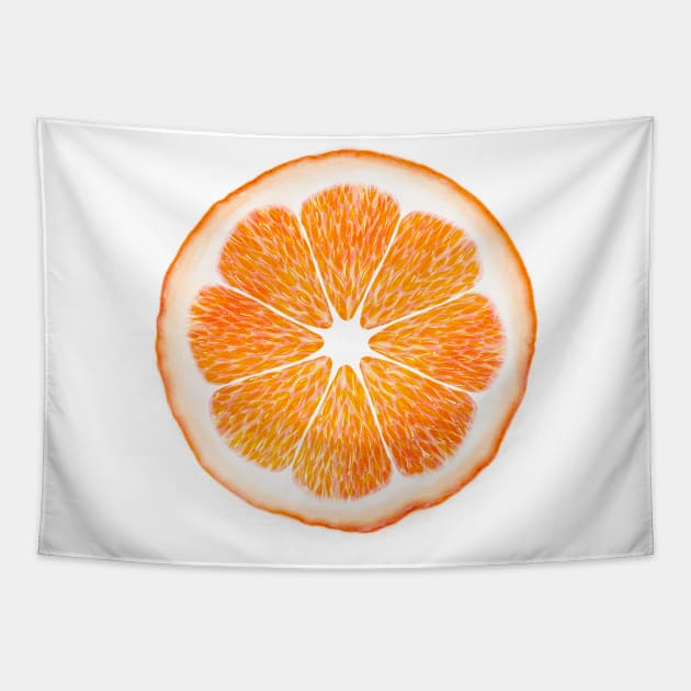 Watercolor Orange Tapestry by Designed-by-bix