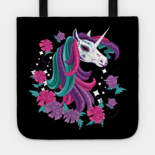 Day Of The Dead Carnival Unicorn Tote