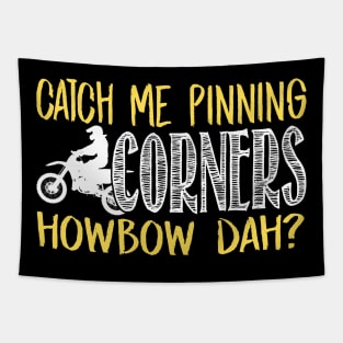 Catch Me Pinning Corners Howbow Dah? Bike Tapestry