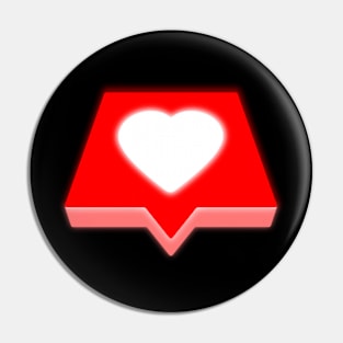 Ask to the heart Pin