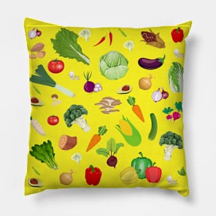 Some Vegetable Heroes Pillow