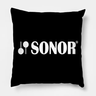 White Classic Logo Pillow