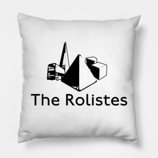 The Rolistes Podcast (Logo B&W) Pillow