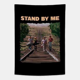 Stand by Me Illustration by burrotees / Axel Rosito Tapestry